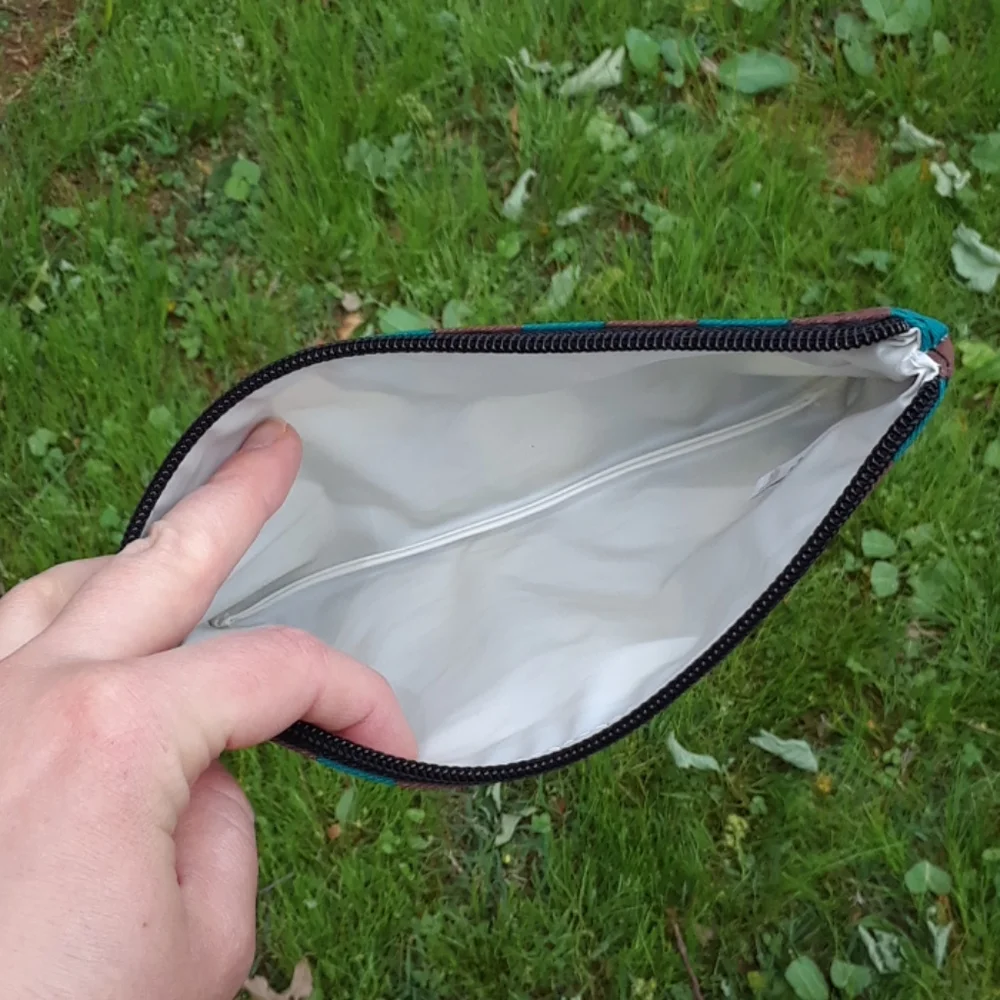 NEW H&M cosmetic clutch Tear drop print